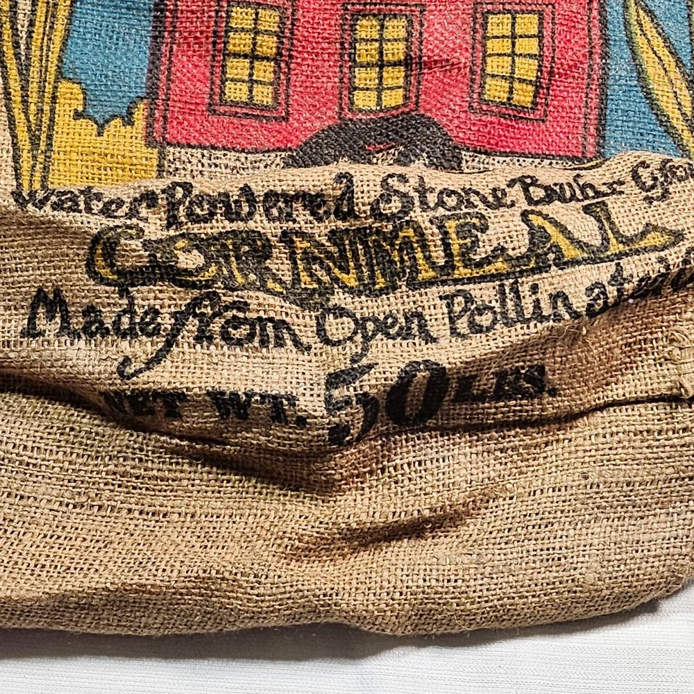 N/A vintage burlap